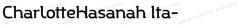 CharlotteHasanah Ita字体转换